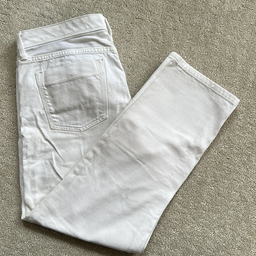 Banana Republic - Skinny Crop White Denim